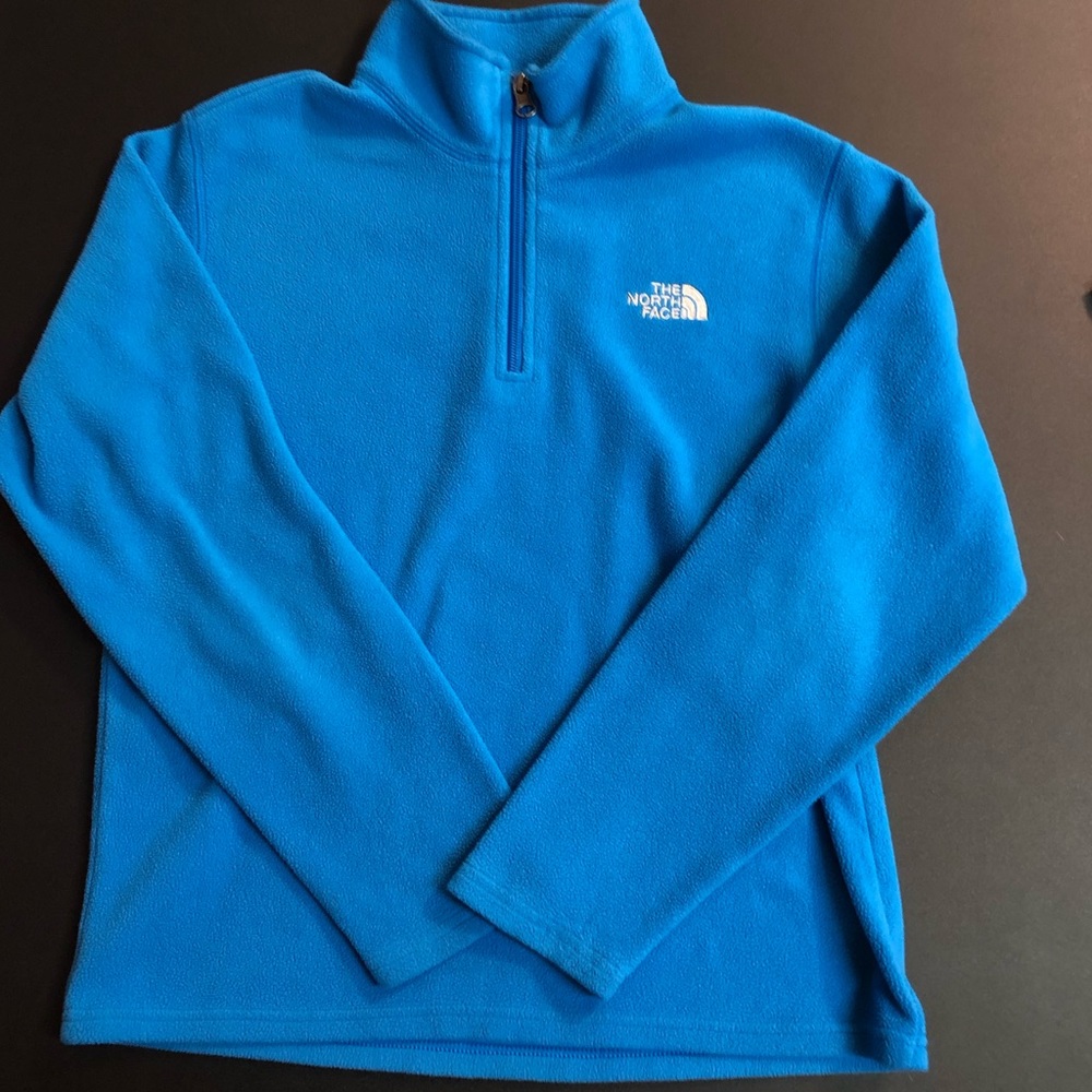 North Face Blue Pullover Boys YLg